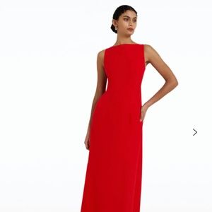 Safıyla Cherry Red Long Gown